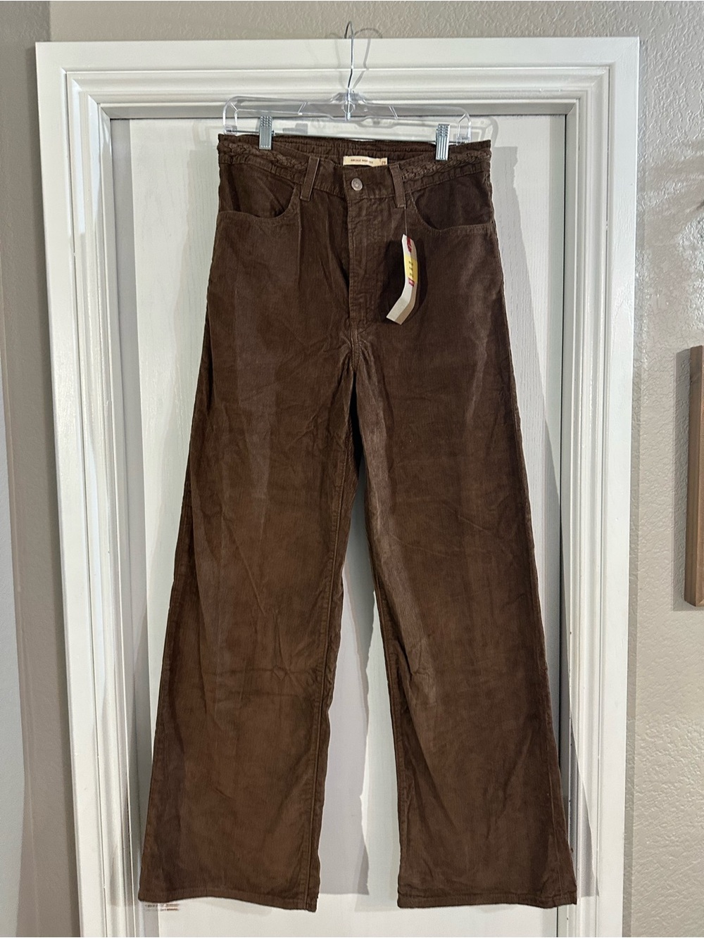 Levi's Brown Corduroy Wide-Leg Pants